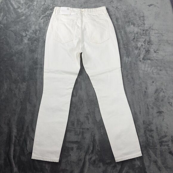 H and M Denim Jeans Women's Size 6 (28x26) White with tags - Picture 9 of 13